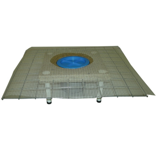 Attachment d 110mm with O-ring and CeraDrain polymer concrete bracket. Attachment d 110mm with O-ring and CeraDrain polymer concrete bracket.